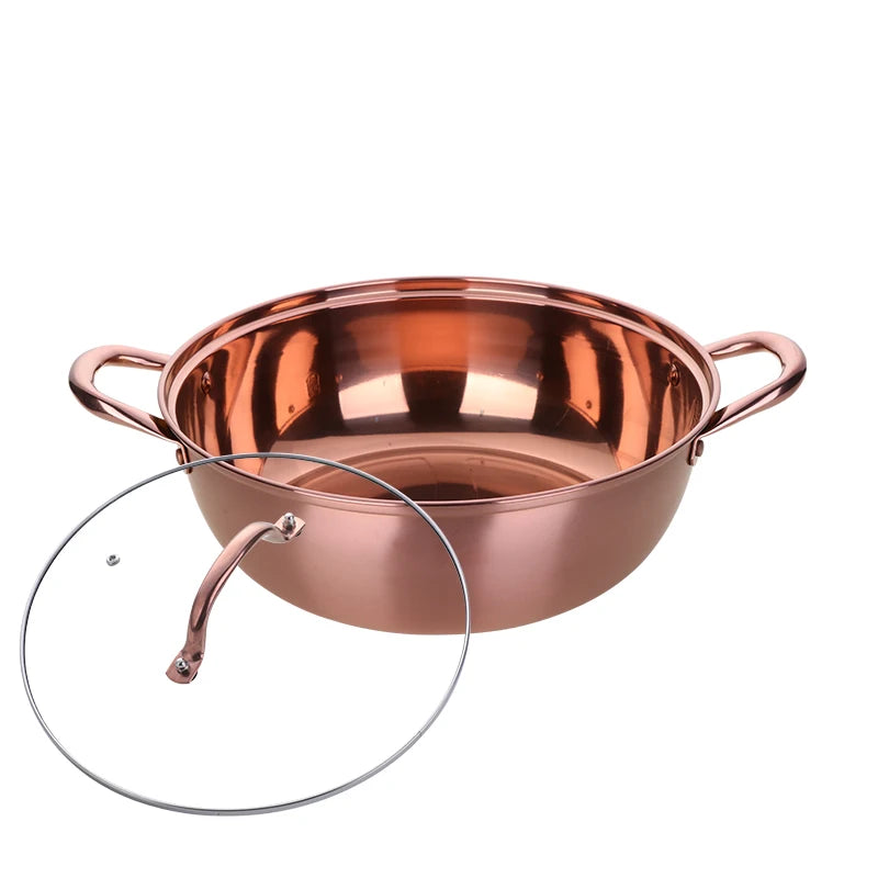 Premium 30CM Stainless Steel Hot Pot with Lid