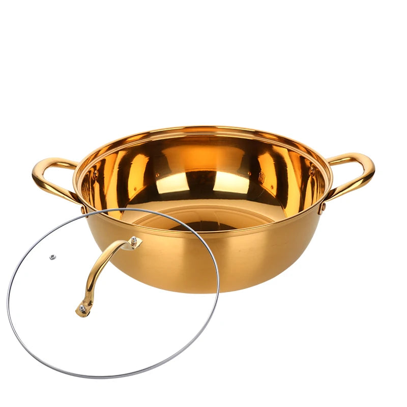 Premium 30CM Stainless Steel Hot Pot with Lid