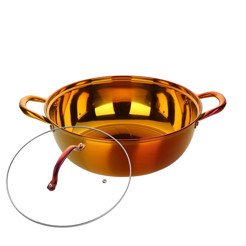 Premium 30CM Stainless Steel Hot Pot with Lid