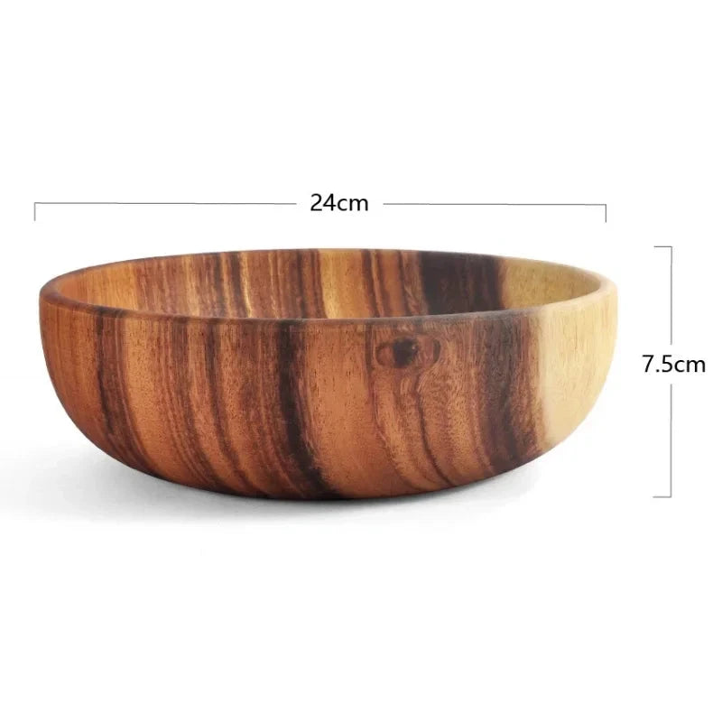 Acacia Wood Anti-scalding Bowl - Volaia