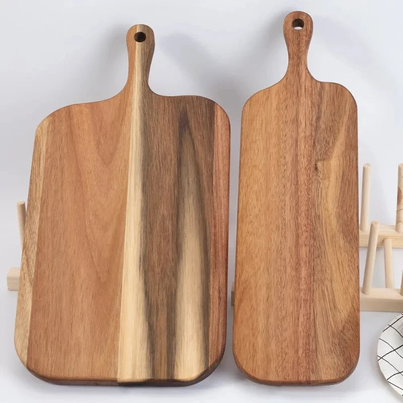 Premium Wooden Charcuterie and Cheese Board. Crafted for those who appreciate quality and style, this board is a must-have for any culinary enthusiast. - Volaia