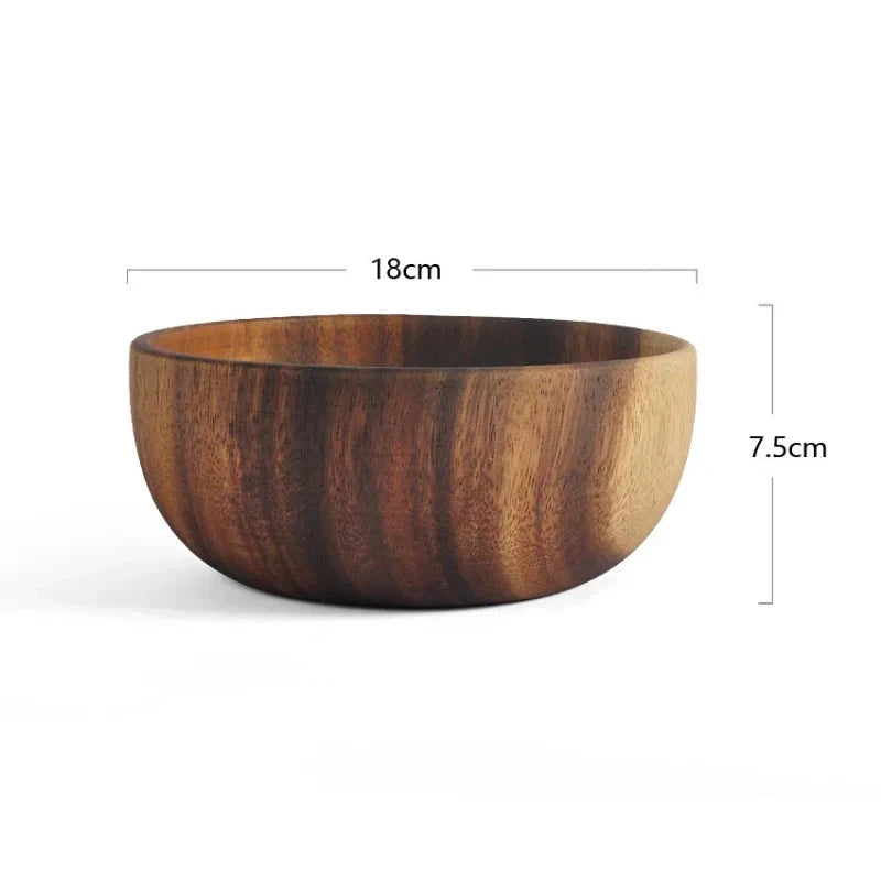 Acacia Wood Anti-scalding Bowl - Volaia