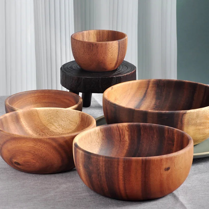 Acacia Wood Anti-scalding Bowl - Volaia