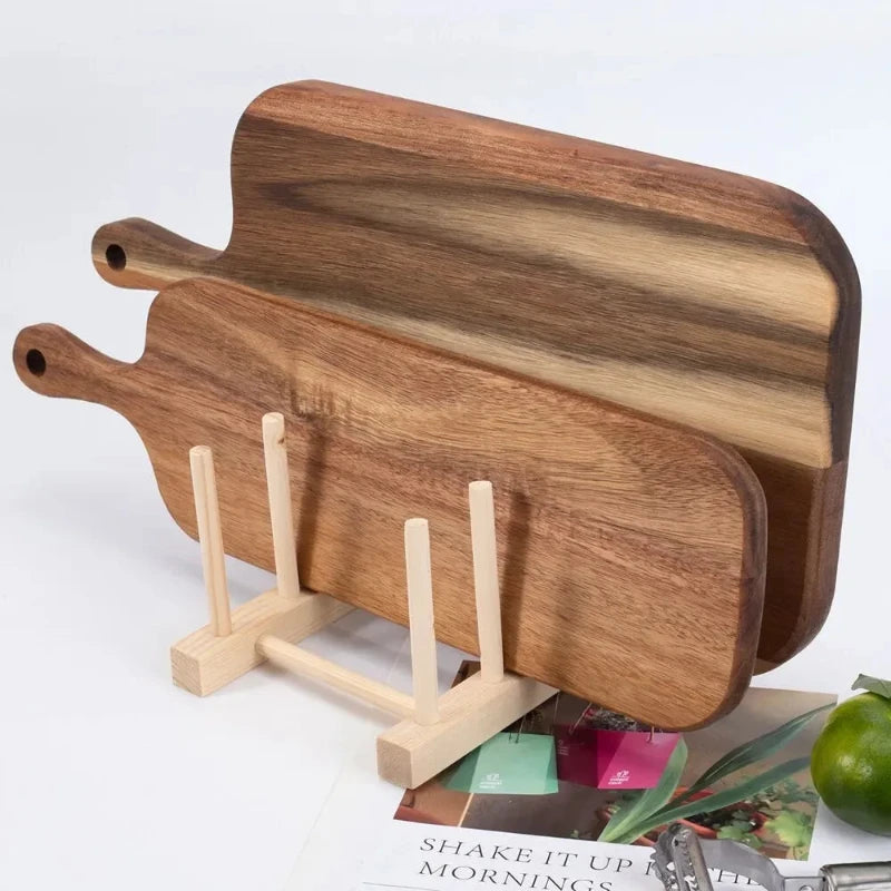 Premium Wooden Charcuterie and Cheese Board. Crafted for those who appreciate quality and style, this board is a must-have for any culinary enthusiast. - Volaia