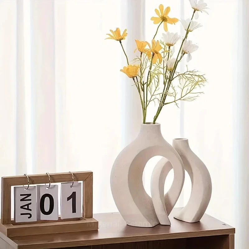 Ceramic Flower Vase - Volaia