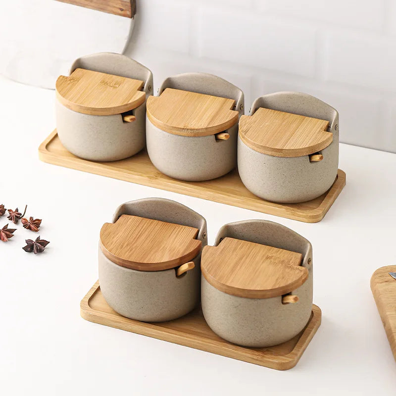 Ceramic Spice Jars - Volaia