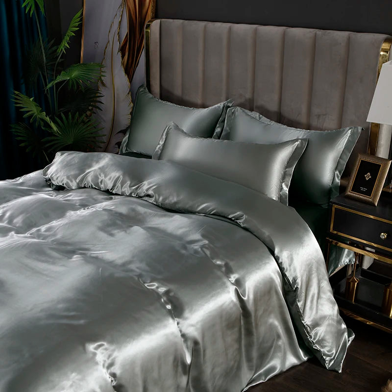 Luxurious European Satin Duvet Cover