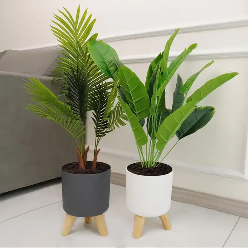 Wooden Stand Plant Pot - Volaia