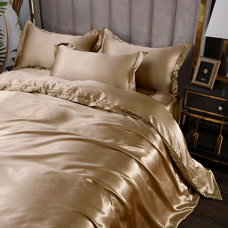 Luxurious European Satin Duvet Cover