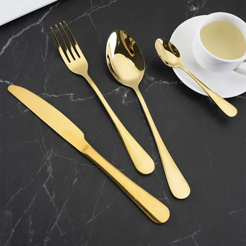 Elegant 24-Piece Stainless Steel Cutlery Set - Volaia